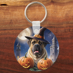 Porte-clés Mastiff Dogue anglais Halloween