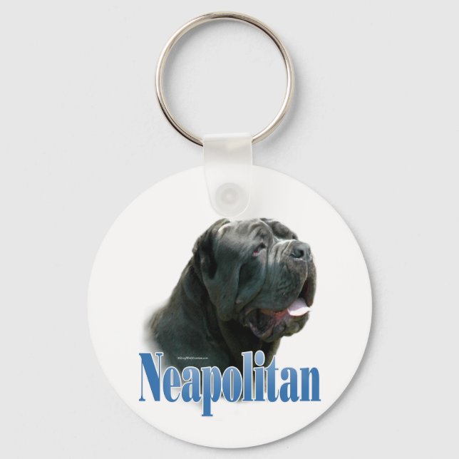 Porte-clés Mastiff napolitain ; Mastino napoletano ; Neo (Recto)