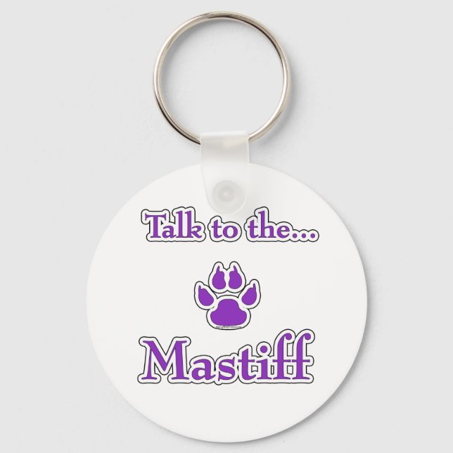 Porte-clés Mastiff Talk Porte - clé violet (Recto)