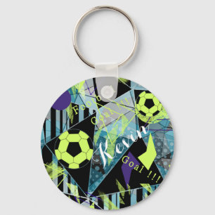 Porte-clés match de football