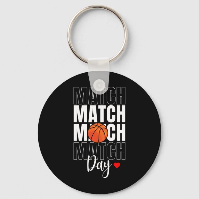 Porte-clés Match Jour Basketball Actif (Recto)