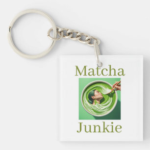 Porte-clés Matcha Junkie