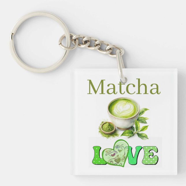 Porte-clés Matcha Love (Devant)
