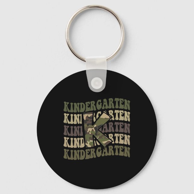 Porte-clés Maternelle Camo Camouflage Garçon Enseignant Ck À  (Recto)