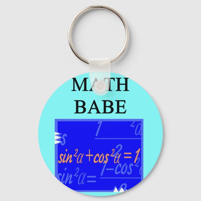 PORTE-CLÉS MATH BABE (Recto)