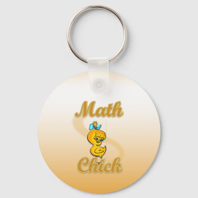 Porte-clés Math Chick (Recto)