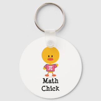 Porte-clés Math Chick Key Chain