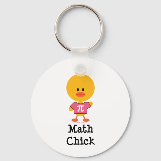 Porte-clés Math Chick Key Chain (Recto)