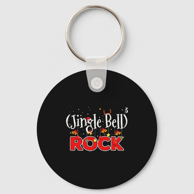 Porte-clés Math Christmas Jingle Bells Rock Math Funny Christ (Recto)
