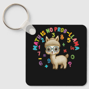 Porte-clés Math n'est pas Prob-Llama Math Llama Enseignant Re