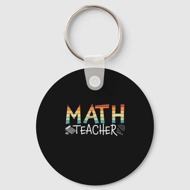 Porte-clés Math Teacher (Recto)