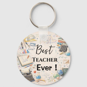 Porte-clés Math Teacher Thank You Gifts   End of School Year