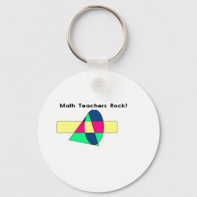 Porte-clés Math Teachers Rock ! (Recto)