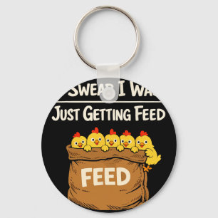 Porte-clés Mathématiques de poulet Trop de poulets Humour de
