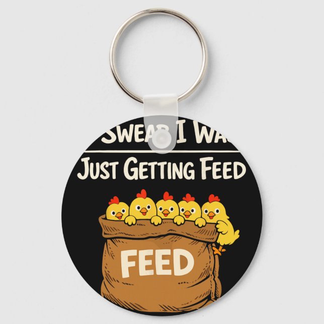 Porte-clés Mathématiques de poulet Trop de poulets Humour de  (Recto)