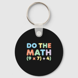 Porte-clés Mathématiques faites le calcul, conception d'équat