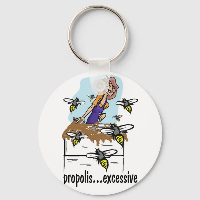 Porte-clés matière collante (Recto)