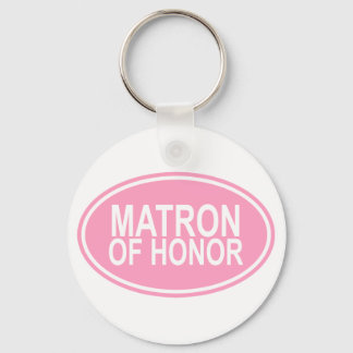 Porte-clés Matron d'honneur Mariage Oval Rose