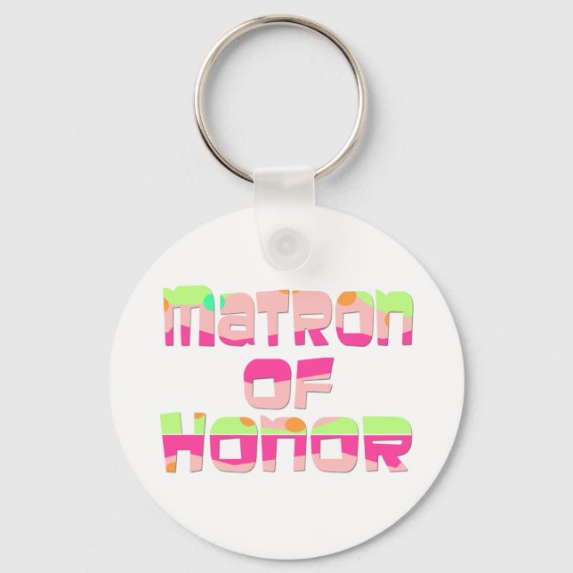 Porte-clés Matron of Honor Tees and Gifts (Recto)