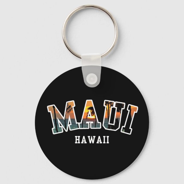 PORTE-CLÉS MAUI HAWAI (Recto)