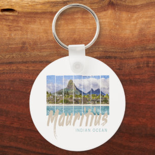 Porte-clés Maurice Le Morne Brabant Souvenir de montagne
