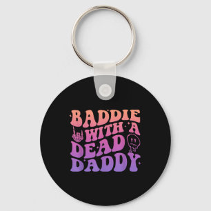 Porte-clés Mauvais Avec Un Design De Papa Mort