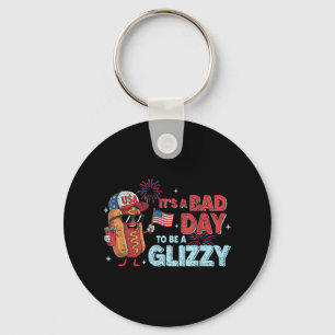 Porte-clés Mauvais jours Hotdog Wiener Glizzy Firework 4juill