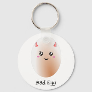 Porte-clés Mauvais porte - clé d'oeufs de kawaii mignon