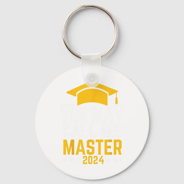 Porte-clés May Call Me Master 2024 Masters Diplôme (Recto)