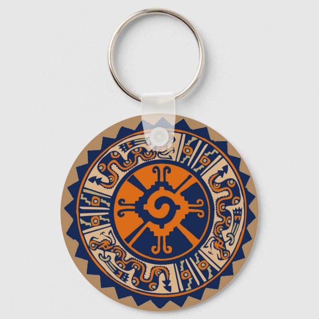 Porte-clés Maya Hunab Ku (Recto)