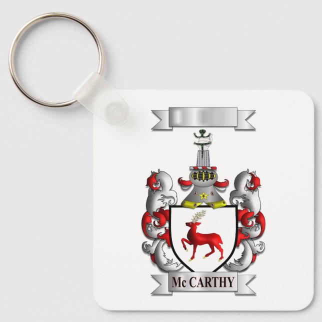 Porte-clés McCarthy Nom et Blason (Recto)