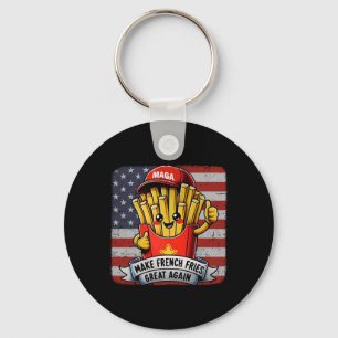 Porte-clés Mcdon Drôle Donald Trump Frites Cuisine