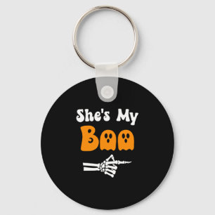 Porte-clés Mec blague drôle correspondance Halloween couples 