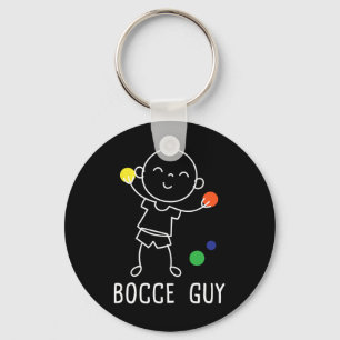 Porte-clés Mec de Bocce - Enthousiaste du jeu de boule sur ga