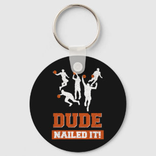 Porte-clés Mec Nail It Basketball Amateurs Jouer Ball Don I