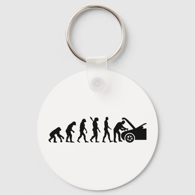 Porte-clés Mécanicien moteur d'évolution (Recto)