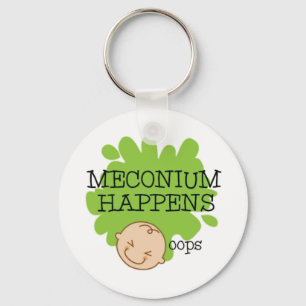 Porte-clés Meconium se produit porte - clé drôle d'infirmi