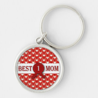Porte-clés Médaille de la meilleure maman