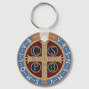 Porte-clés Médaille de saint Benoît