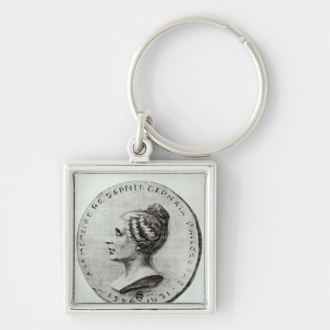 Porte-clés Médaille dépeignant Sophie Germain (Devant)