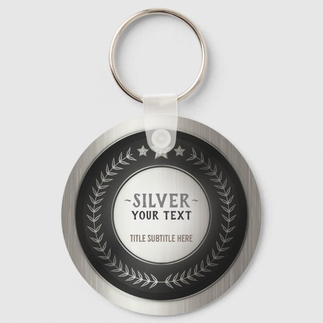 Porte-clés MÉDAILLE DIY IMPRESSION PERSONNALISÉE Champion Arg (Recto)