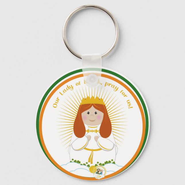Porte-clés Médaille Notre-Dame de Knock (Recto)