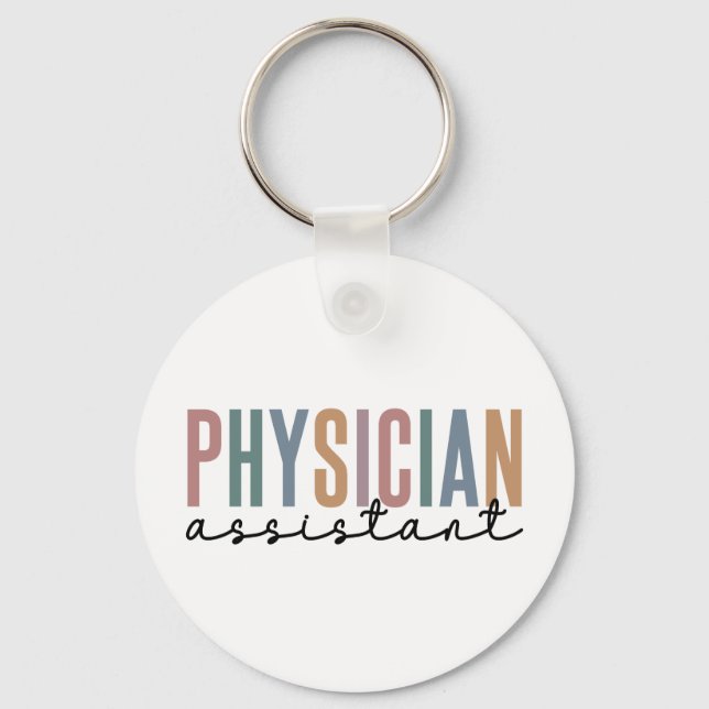 Porte-clés Médecin adjoint Médecin associé PA School (Recto)