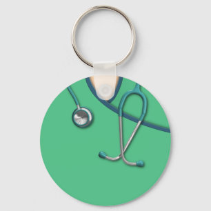 Porte-clés Médicale vert frotte