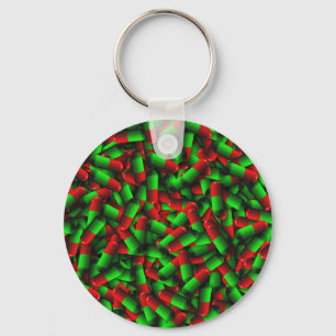 Porte-clés médicaments pour pilules rouges