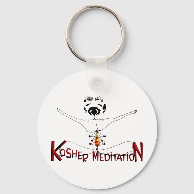 Porte-clés Méditation de Kosher (Recto)