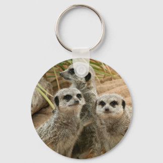 Porte-clés Meerkats à l'affût