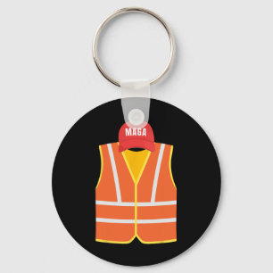 Porte-clés Mega Garbage Collbage Vest Pour Trump Election Day