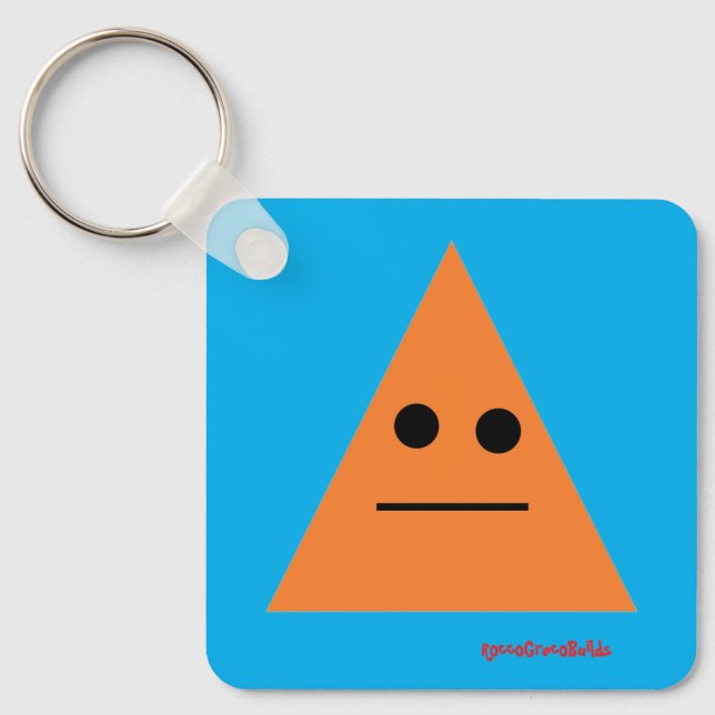 Porte-clés Meh Triangle Keychain (Recto)