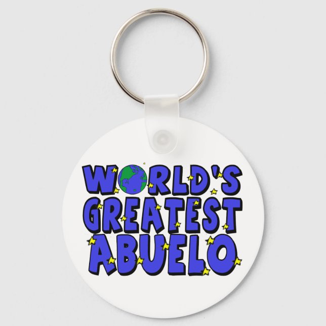 Porte-clés Meilleur Abuelo du monde (Recto)